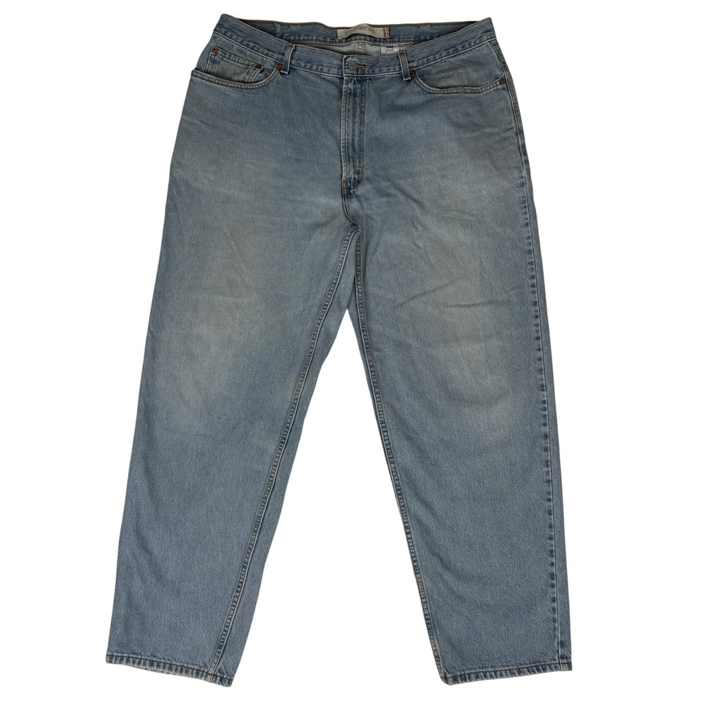Levis 560 Comfort Fit Jeans Mens 40x32 Light Wash Loose Tapered 100% Cotton